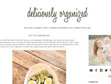 Tablet Screenshot of deliciouslyorganized.com